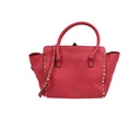 Valentino Garavani Vitello Small Rockstud Double Handle Tote Fuxia