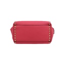 Valentino Garavani Vitello Small Rockstud Double Handle Tote Fuxia