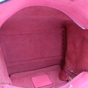 Valentino Garavani Vitello Small Rockstud Double Handle Tote Fuxia
