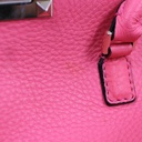 Valentino Garavani Vitello Small Rockstud Double Handle Tote Fuxia