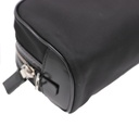 Prada Re-Nylon in Black Saffiano leather pouch