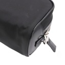 Prada Re-Nylon in Black Saffiano leather pouch
