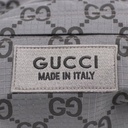 Gucci Maxi GG Logo Gray/Black Nylon Belt Bag 767934