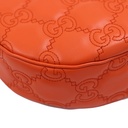 Gucci GG Matelassé Mini Bag In Orange Leather 739736