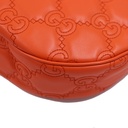 Gucci GG Matelassé Mini Bag In Orange Leather 739736