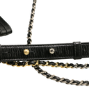 Chanel Gabrielle Small Hobo Bag White&Black Tweed and Leather