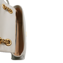 Gucci GG Marmont small shoulder bag in light grey leather 446744