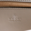 Gucci GG Marmont small shoulder bag in light grey leather 446744