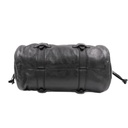 Gucci Black Leather Duffle Bag with Web Strap 725701