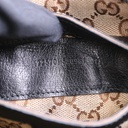 Gucci Black Leather Duffle Bag with Web Strap 725701