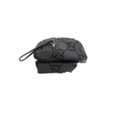 Gucci GG Logo Gray/Black Nylon Belt Bag 767934