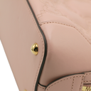 Gucci GG Matelasse Leather Controller Boston Small Pink Bag 