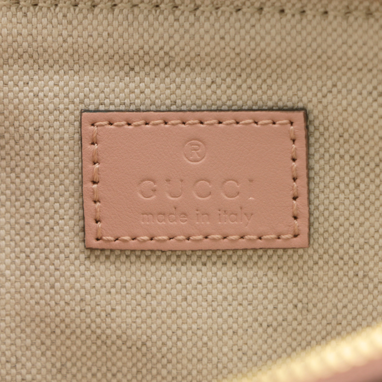 Gucci GG Matelasse Leather Controller Boston Small Pink Bag 