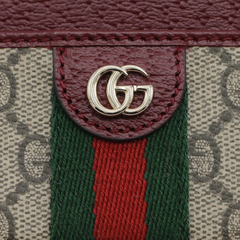 Gucci Ophidia Card Case Burgandy 838486