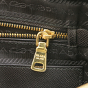 Prada Brique Black Safiano leather