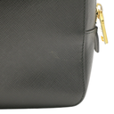 Prada Brique Black Safiano leather
