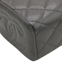 Chanel Small Vanity Case in Quilted Caviar in Black