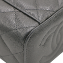 Chanel Small Vanity Case in Quilted Caviar in Black