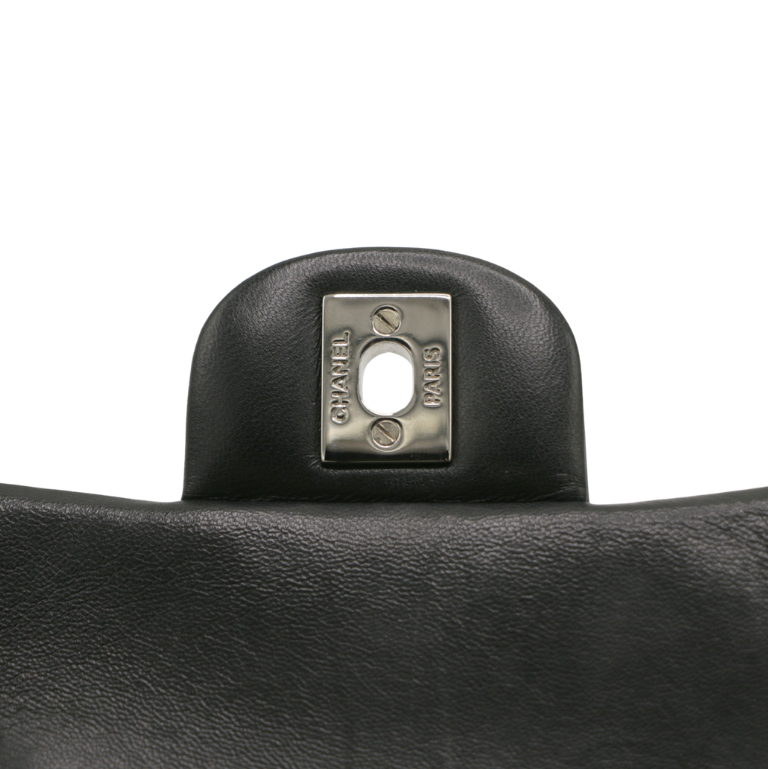 Chanel Lambskin Classic Single Flap Mini Bag Black 