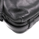 Gucci Double G Leather Messenger Bag Black 725696