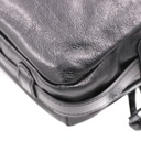 Gucci Double G Leather Messenger Bag Black 725696