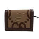 Gucci Diana Jumbo GG Bamboo Wallet Beige Brown Compact Bifold Canvas Box 658244