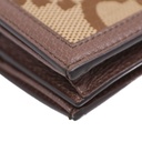 Gucci Diana Jumbo GG Bamboo Wallet Beige Brown Compact Bifold Canvas Box 658244