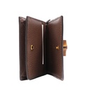 Gucci Diana Jumbo GG Bamboo Wallet Beige Brown Compact Bifold Canvas Box 658244