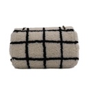 Chanel Classic Flap Shearling in Black&White