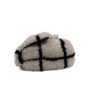 Chanel Classic Flap Shearling in Black&White
