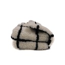 Chanel Classic Flap Shearling in Black&White