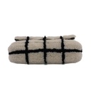 Chanel Classic Flap Shearling in Black&White
