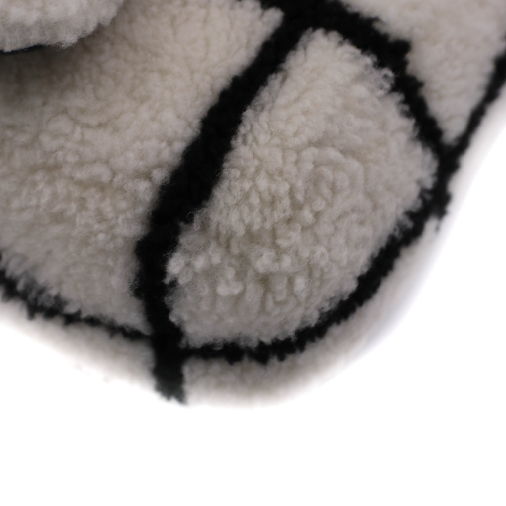 Chanel Classic Flap Shearling in Black&White