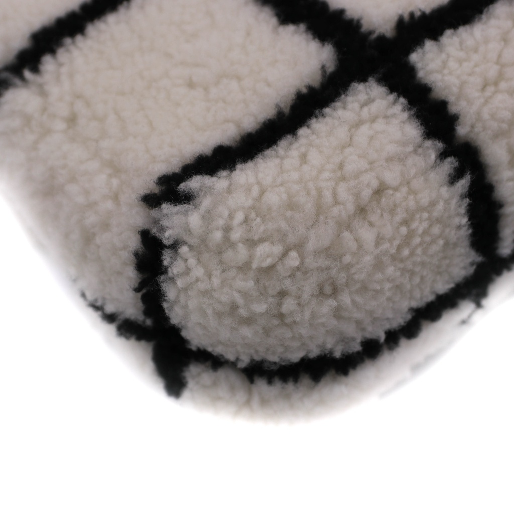 Chanel Classic Flap Shearling in Black&White