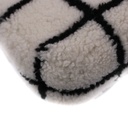 Chanel Classic Flap Shearling in Black&White