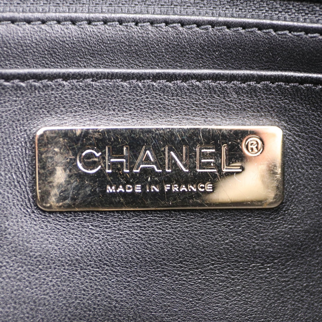 Chanel Classic Flap Shearling in Black&White