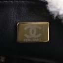 Chanel Classic Flap Shearling in Black&White