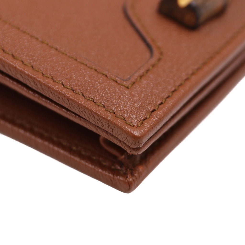 Gucci Diana Bamboo Card Case Wallet in Brown 658244