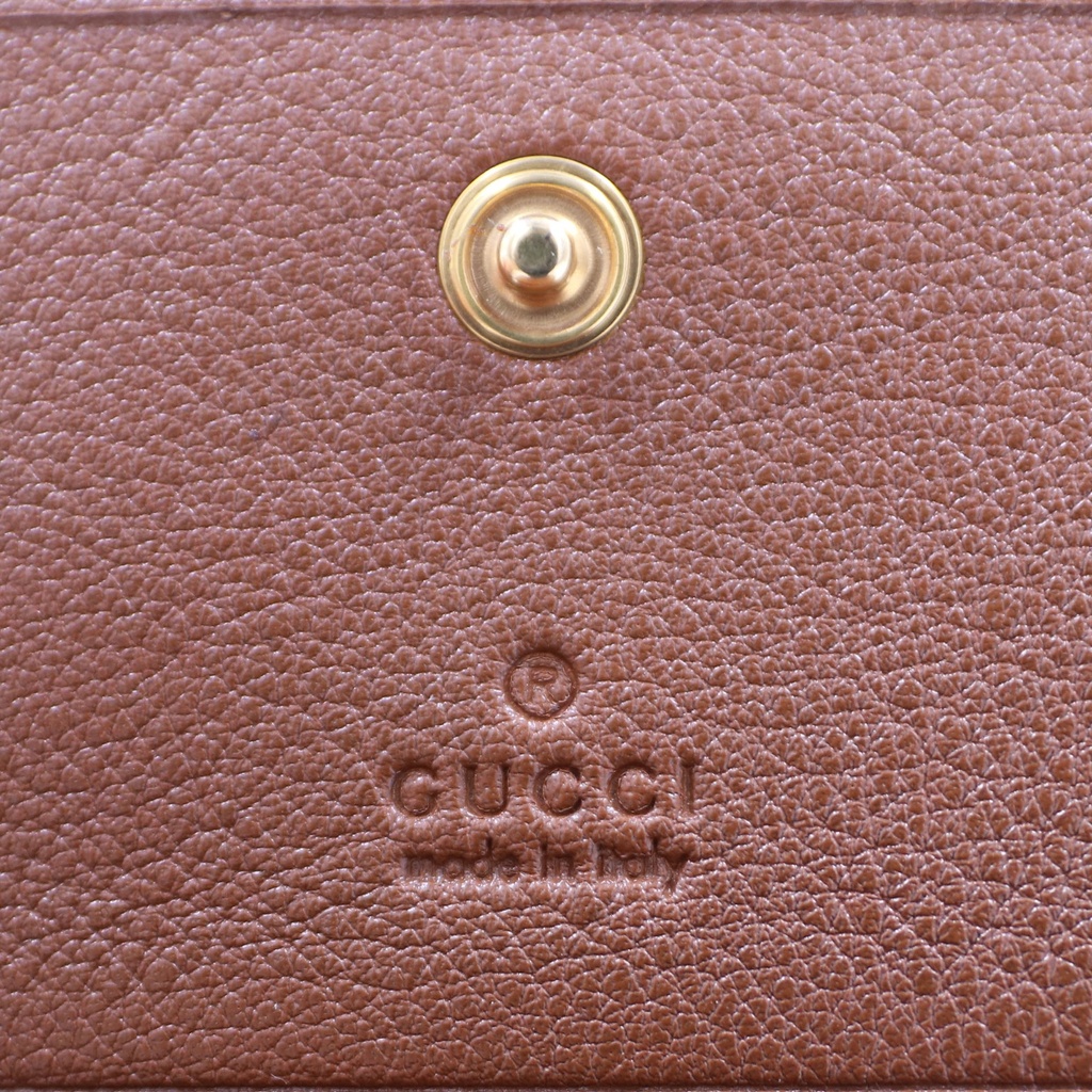 Gucci Diana Bamboo Card Case Wallet in Brown 658244
