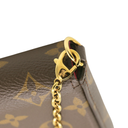 Louis Vuitton Monogram Pochette Felicie Chain Wallet Fuchsia