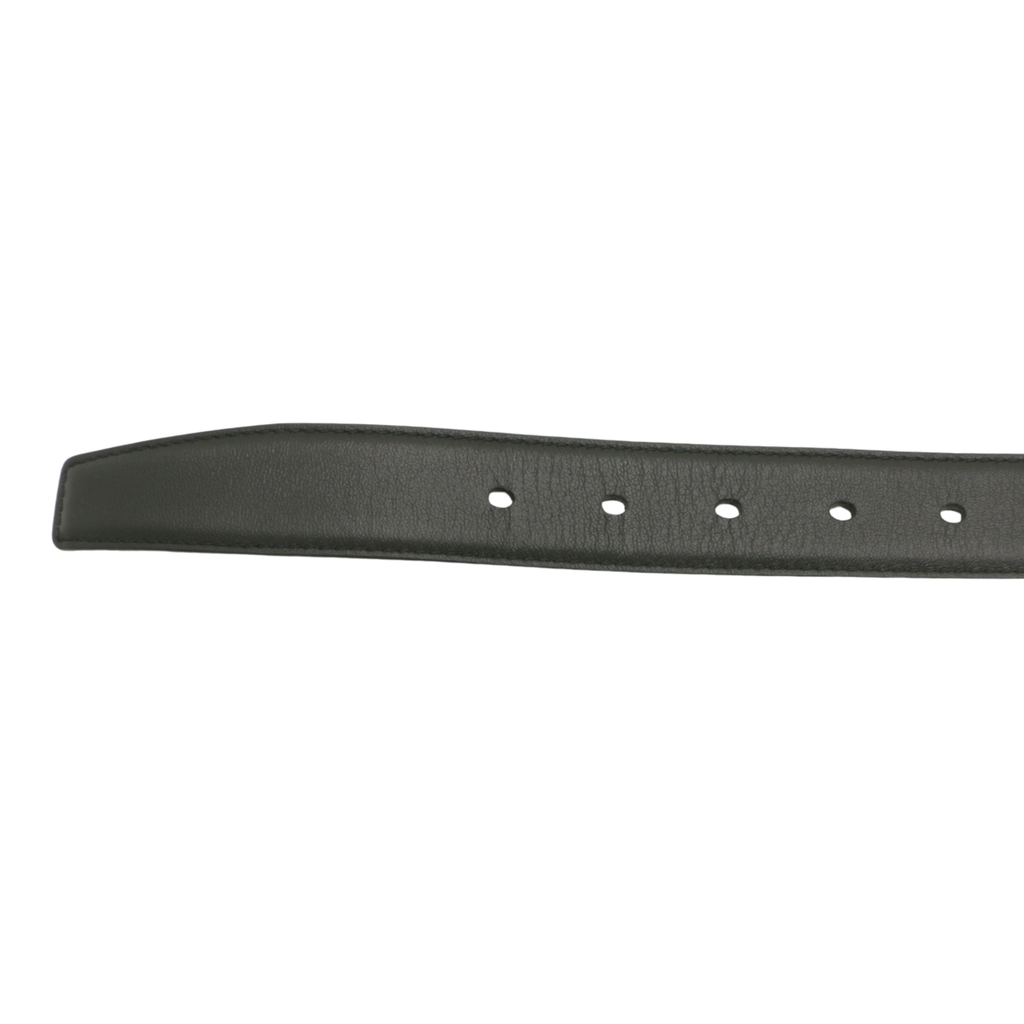 Yves Saint Laurent Cassandre belt in smooth leather Size 85