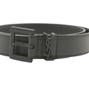 Yves Saint Laurent Cassandre belt in smooth leather Size 85
