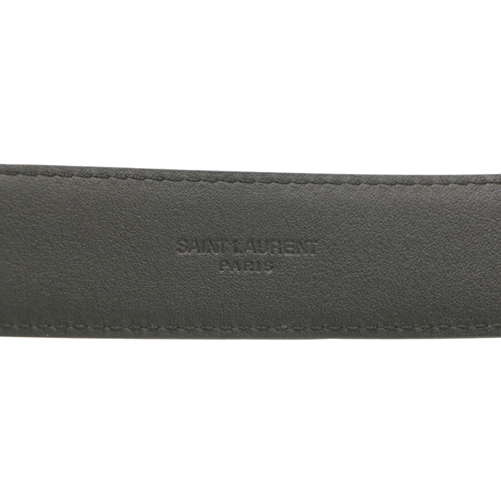 Yves Saint Laurent Cassandre belt in smooth leather Size 85