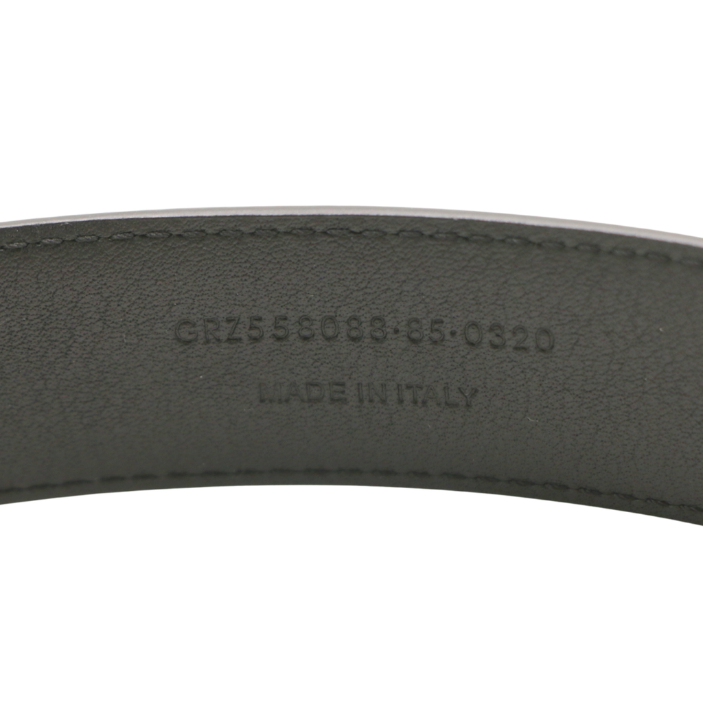 Yves Saint Laurent Cassandre belt in smooth leather Size 85