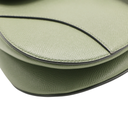 Christian Dior Grained Calfskin Saddle Bag Green