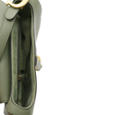 Christian Dior Grained Calfskin Saddle Bag Green