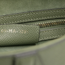 Christian Dior Grained Calfskin Saddle Bag Green