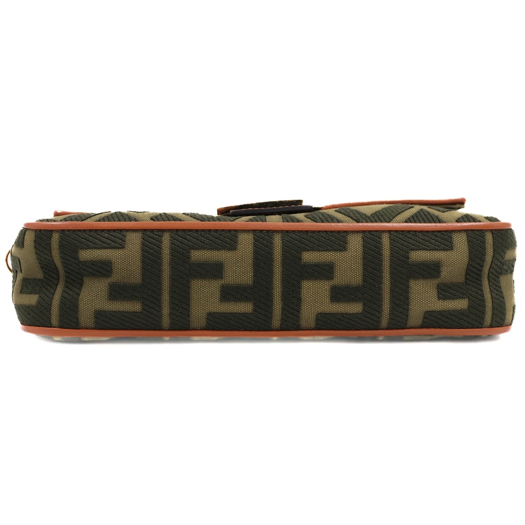 Fendi Zucca canvas Baguette shoulder bag