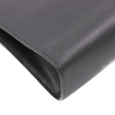 Prada Black Saffiano Leather Men Wristlet Pouch