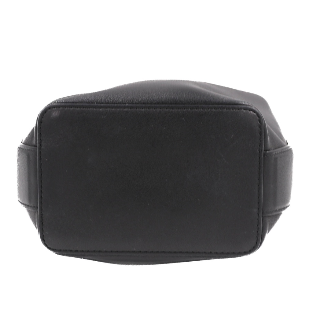 Valentino Vlogo Black Leather Handbag